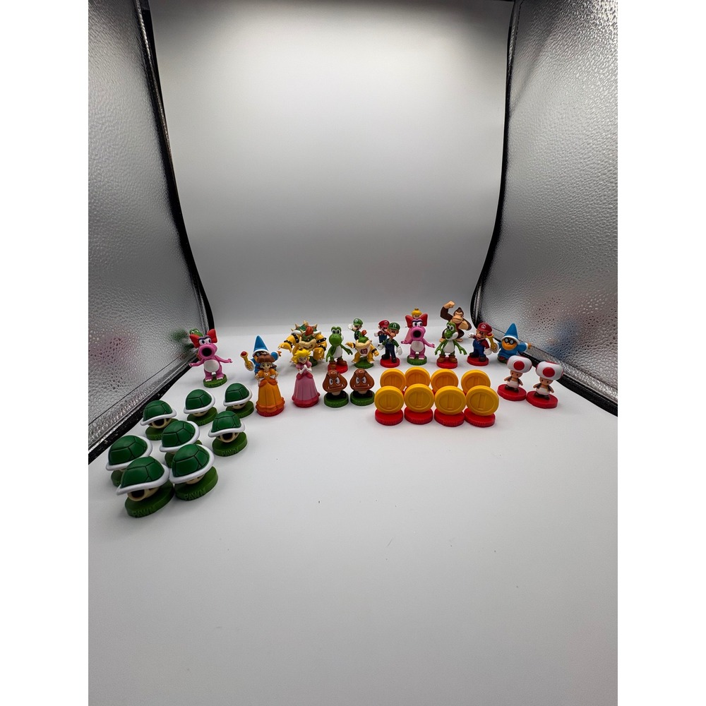 Super Mario Chess Collector's Edition Replacement Pieces Figures Lot 30pc